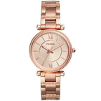 Montre Fossil en Acier Doré Rose - 1