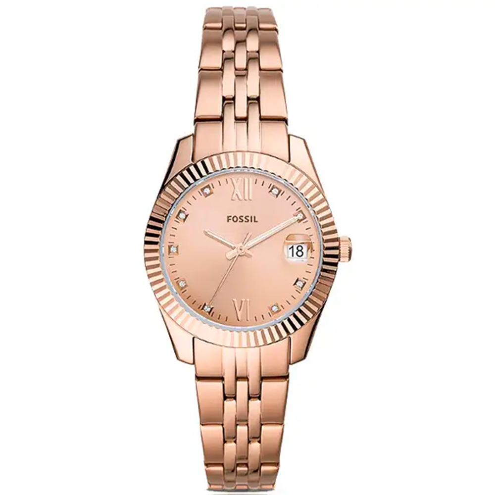 Montre Fossil en Acier Doré Rose - 1