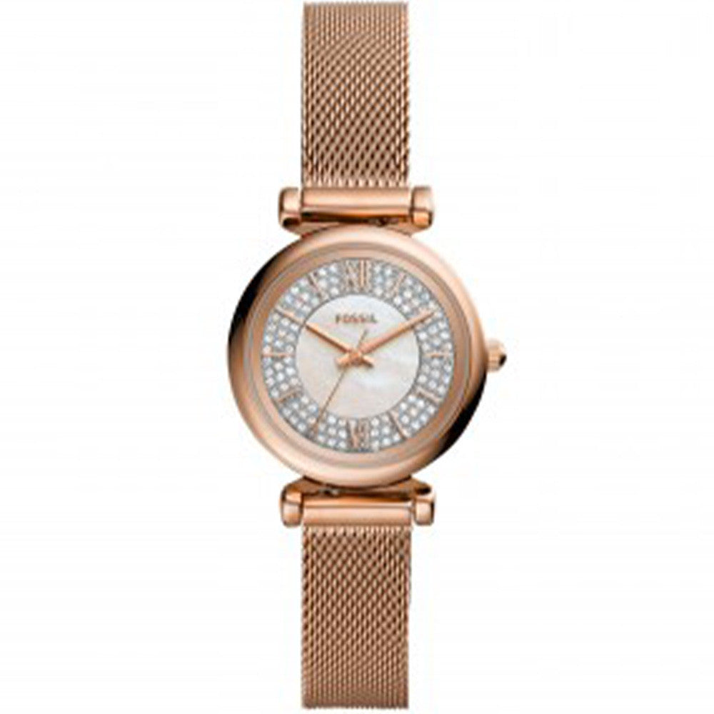 Montre Fossil en Acier Doré Rose - 1