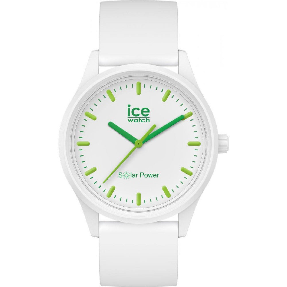Montre Ice Watch Collection Ice Solar Power en Silicone Blanc - 1