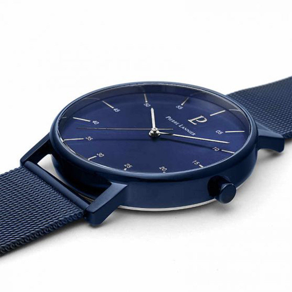 Montre Pierre Lannier en Acier Bleu - 2