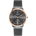 Montre Pierre Lannier en Cuir Gris - 1