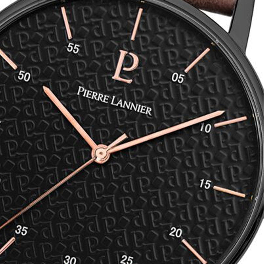 Montre Pierre Lannier en Cuir Marron - 2