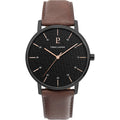 Montre Pierre Lannier en Cuir Marron - 1