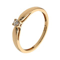 Solitaire Or et Diamant - 1