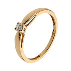 Solitaire Or et Diamant - 1