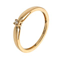 Solitaire Or et Diamant - 1