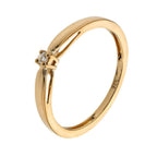 Solitaire Or et Diamant - 1